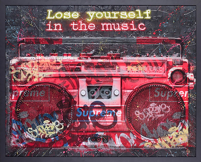 Lose Yourself in the Music (Framed)