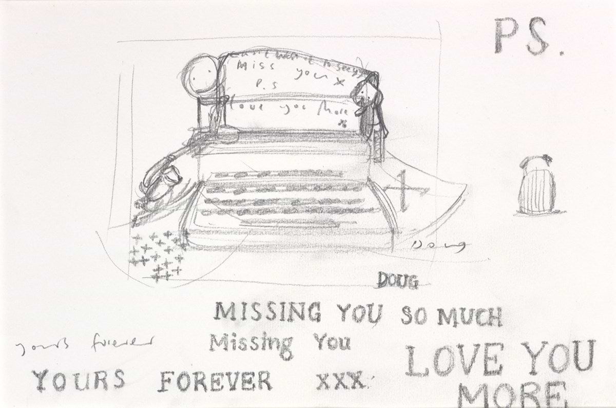 Love You Too, Typewriter II (Sketch)
