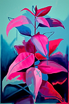 Hot Teal Garden