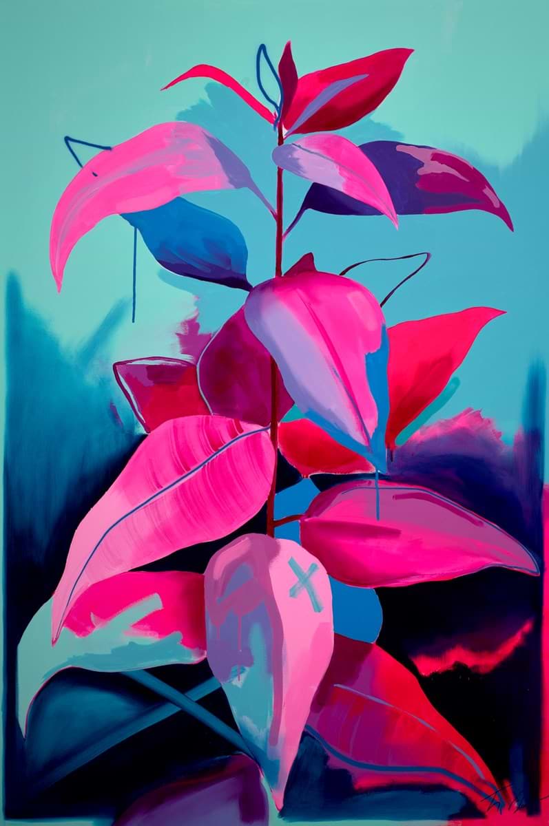 Hot Teal Garden