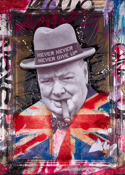 Never Give up - Churchill