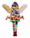 Angel Cake - Striped Geo