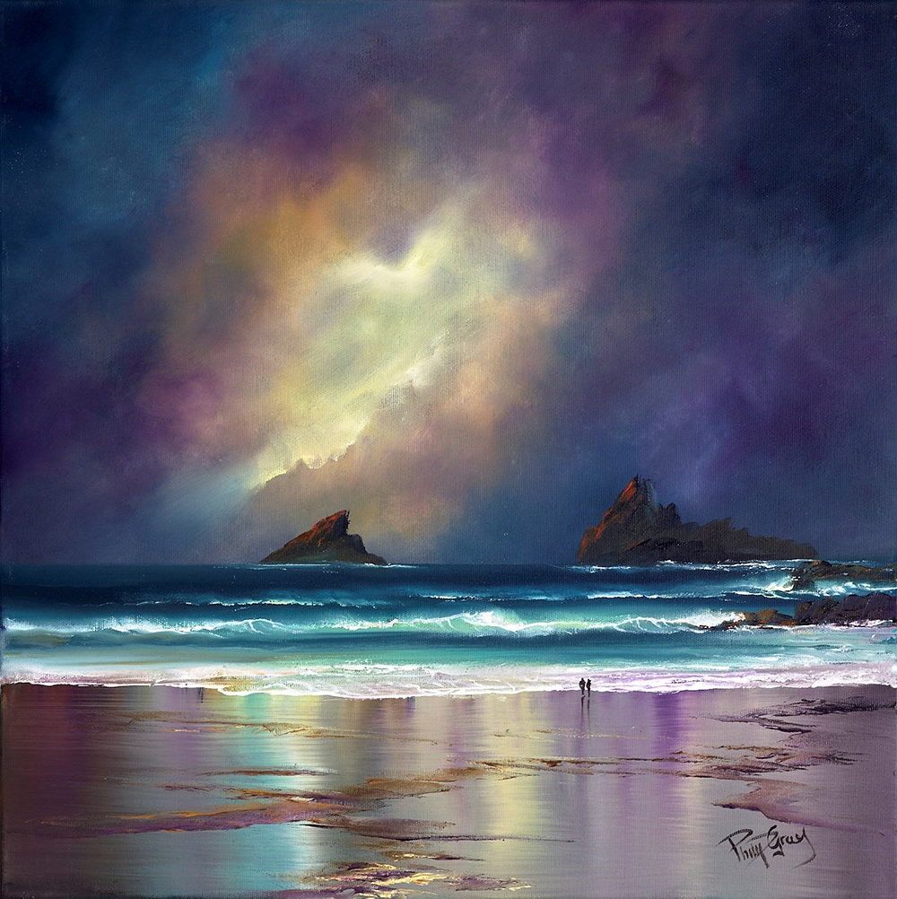 Purple Skies At Night II