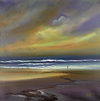 A Stroll Under Stormy Skies