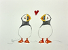 Puffin Love Sketch