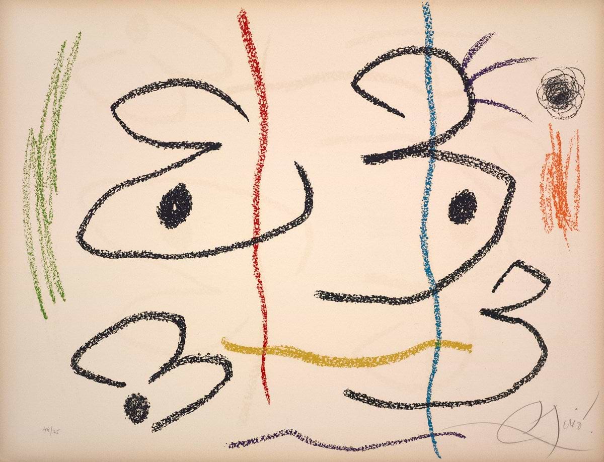 One Plate, From Album 21 | Joan Miro – Clarendon Fine Art