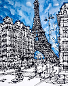 La Tour Eiffel-Place de Sydney