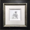 Always by Your Side ,Armchair (sketch) (Framed)