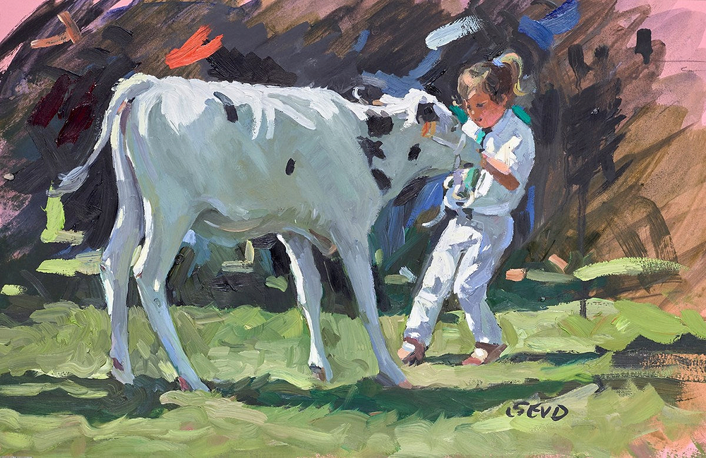 Playful Calf