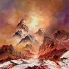 Mist Covered Mountain Tops