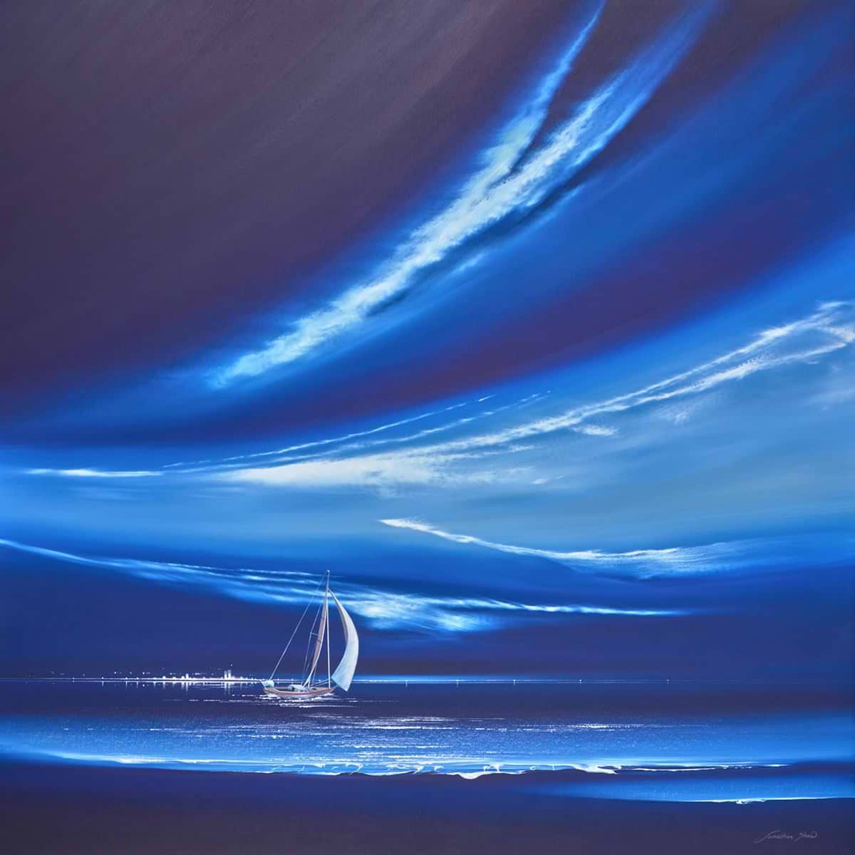 Midnight Blue Sailing