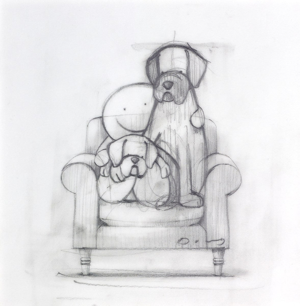 Always By Your Side ,Armchair (Sketch)