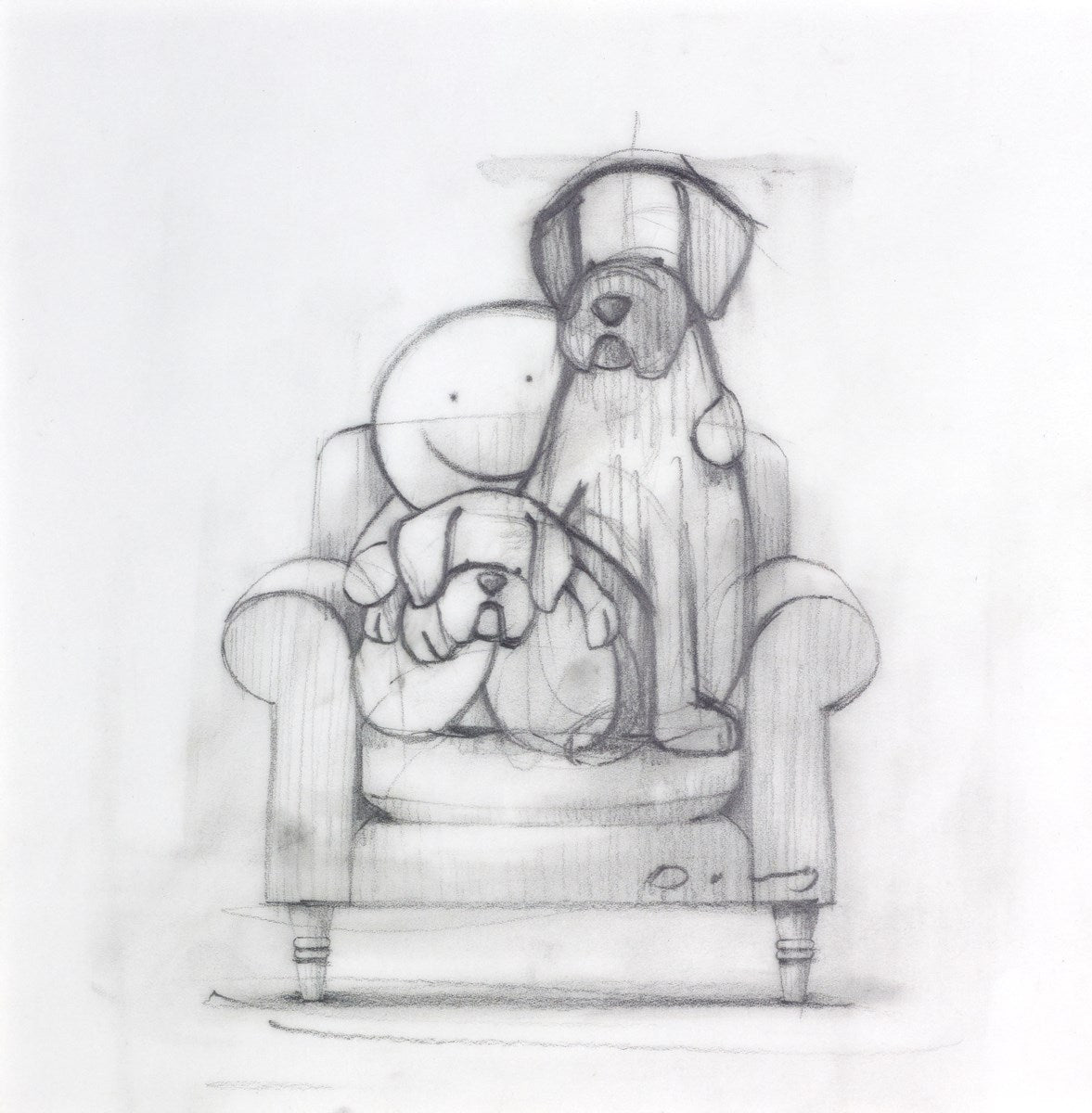 Always By Your Side ,Armchair (Sketch)