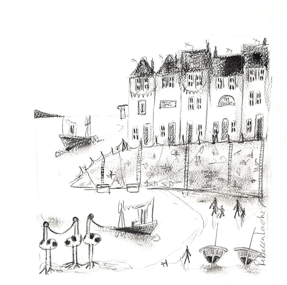 Harbour Scene (Sketch)