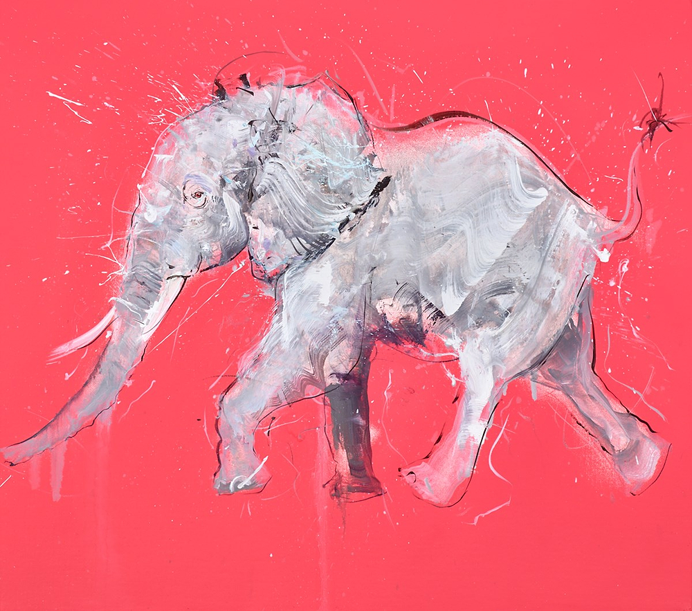 Running Elephant III