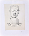 Homme au Chapeau Melon, from Le Lien de Paille