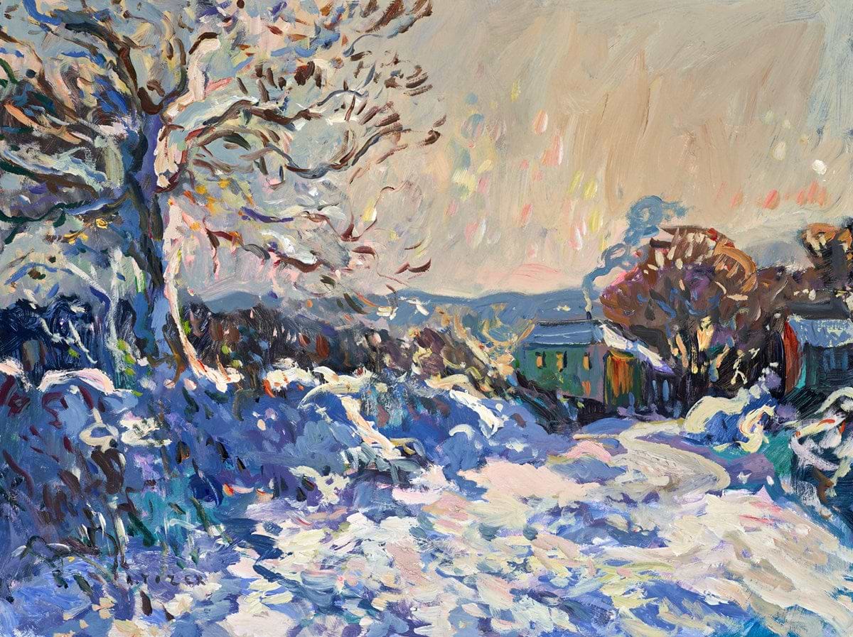 Ready For Snow (Snowy Lane Nr Penryn)