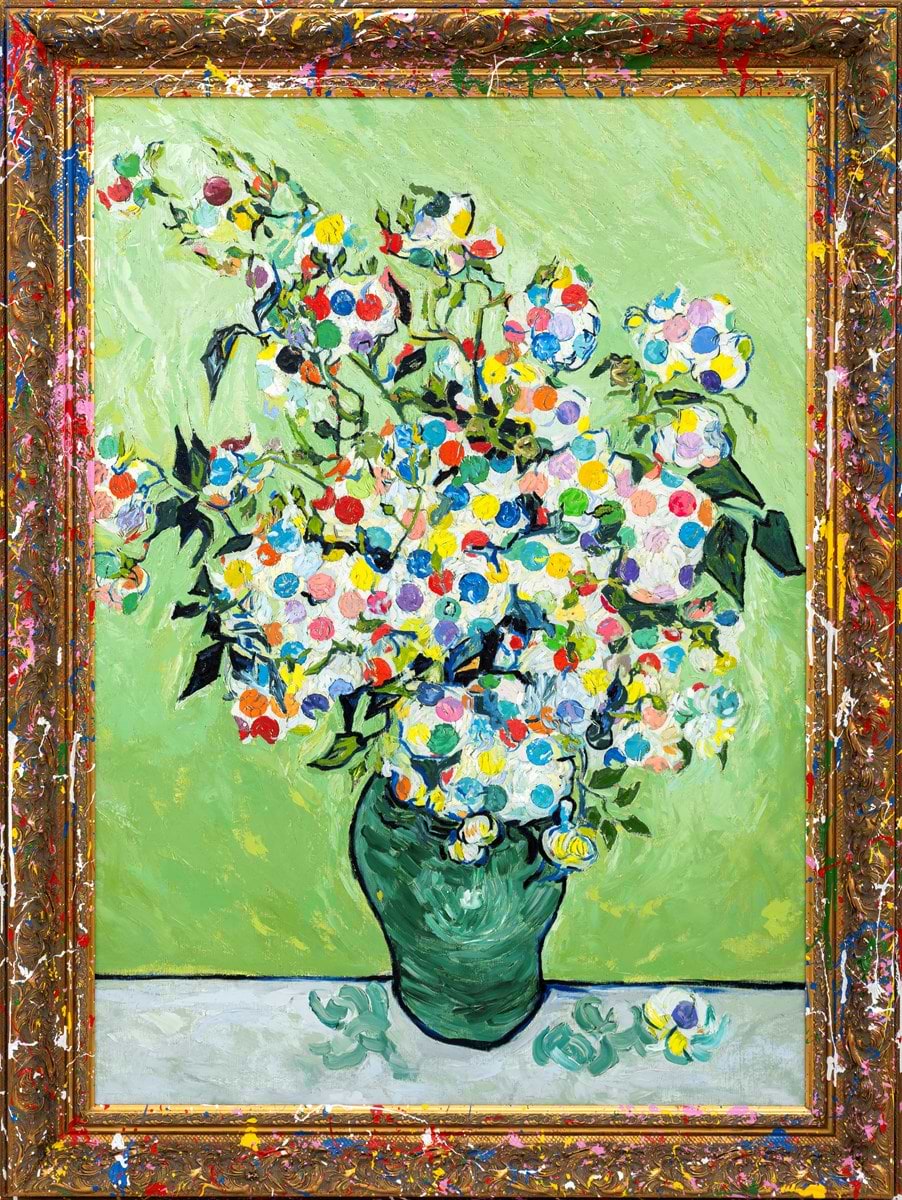 Dotted Flower | Mr. Brainwash - Clarendon Fine Art