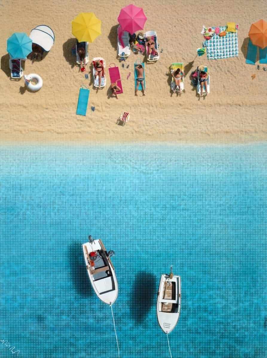 Relaxing At The Beach