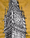 Elizabeth Tower Four O'Clock Bells, London