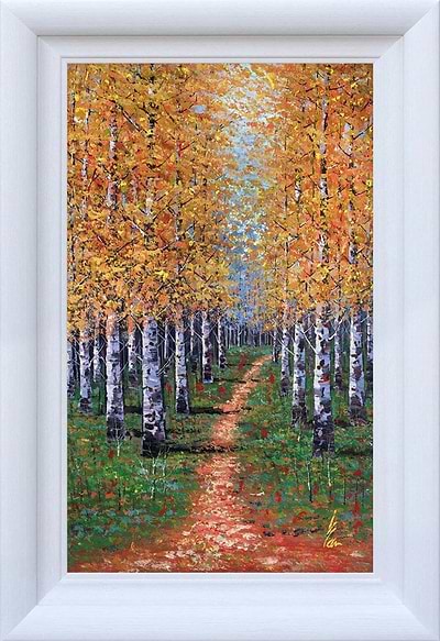 Multicoloured Forest II (Framed)