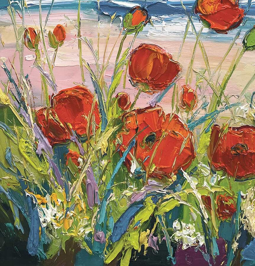 Poppies Amongst Sea Grasses