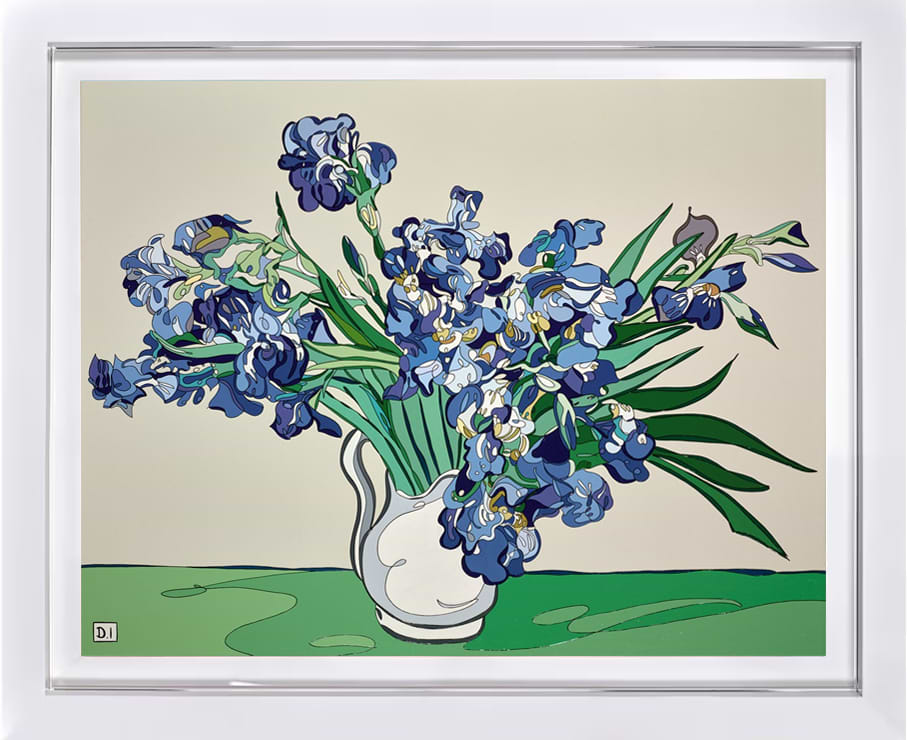Irises In A Vase - Van Gogh