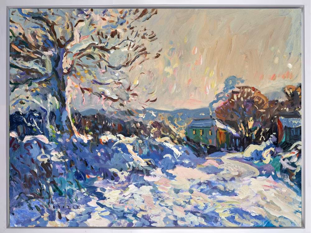 Ready For Snow (Snowy Lane Nr Penryn)