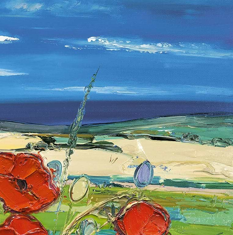 Poppies With A Glimpse Of The Sea