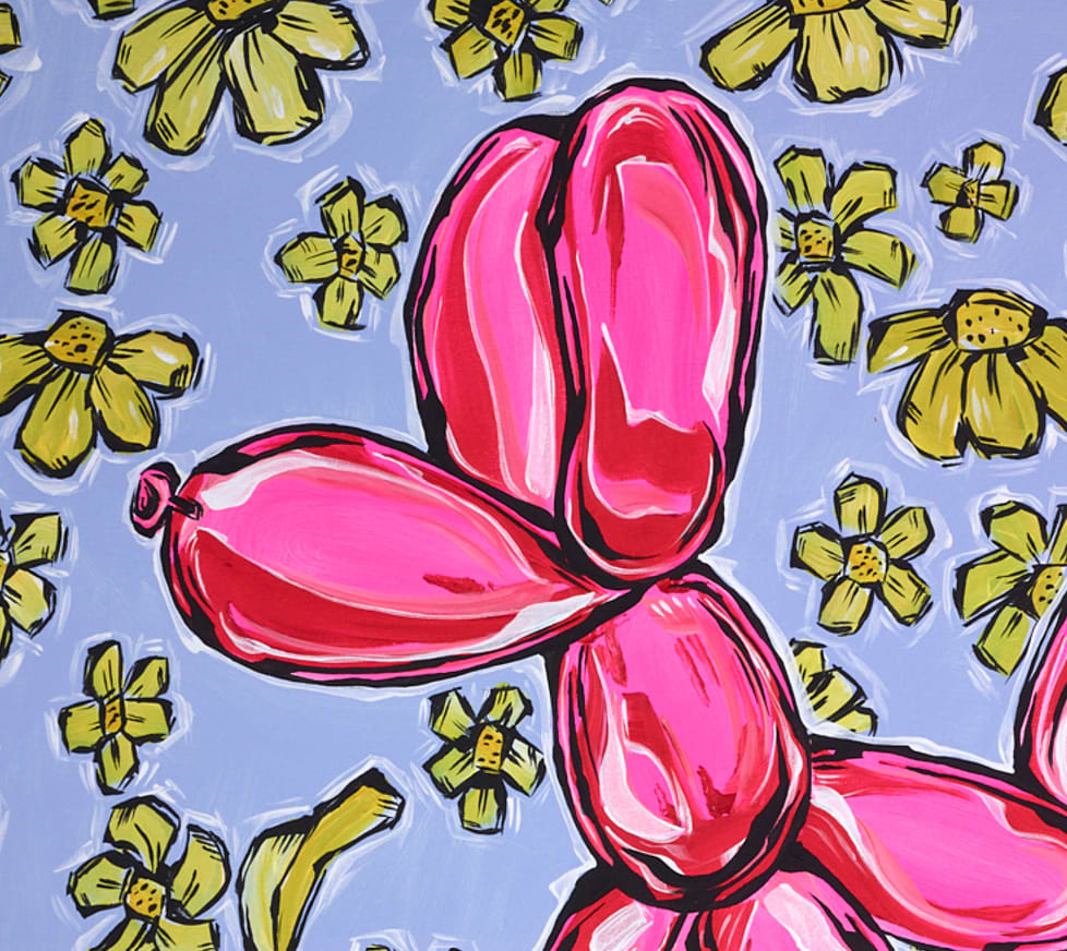 Pink Balloon Dog
