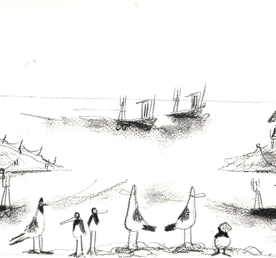 Harbour Scene III (Sketch)