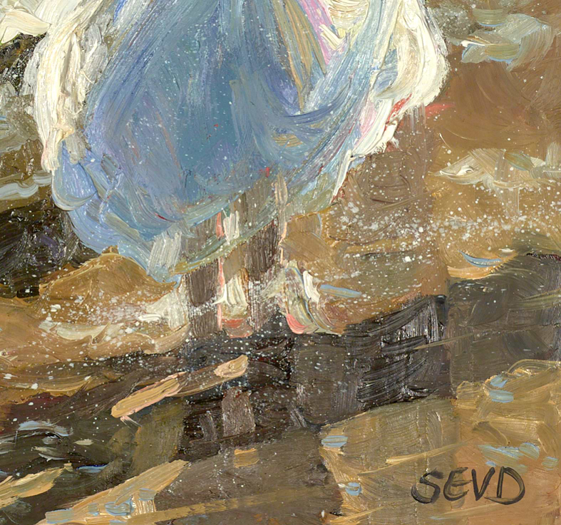 Girls Playing In The Surf