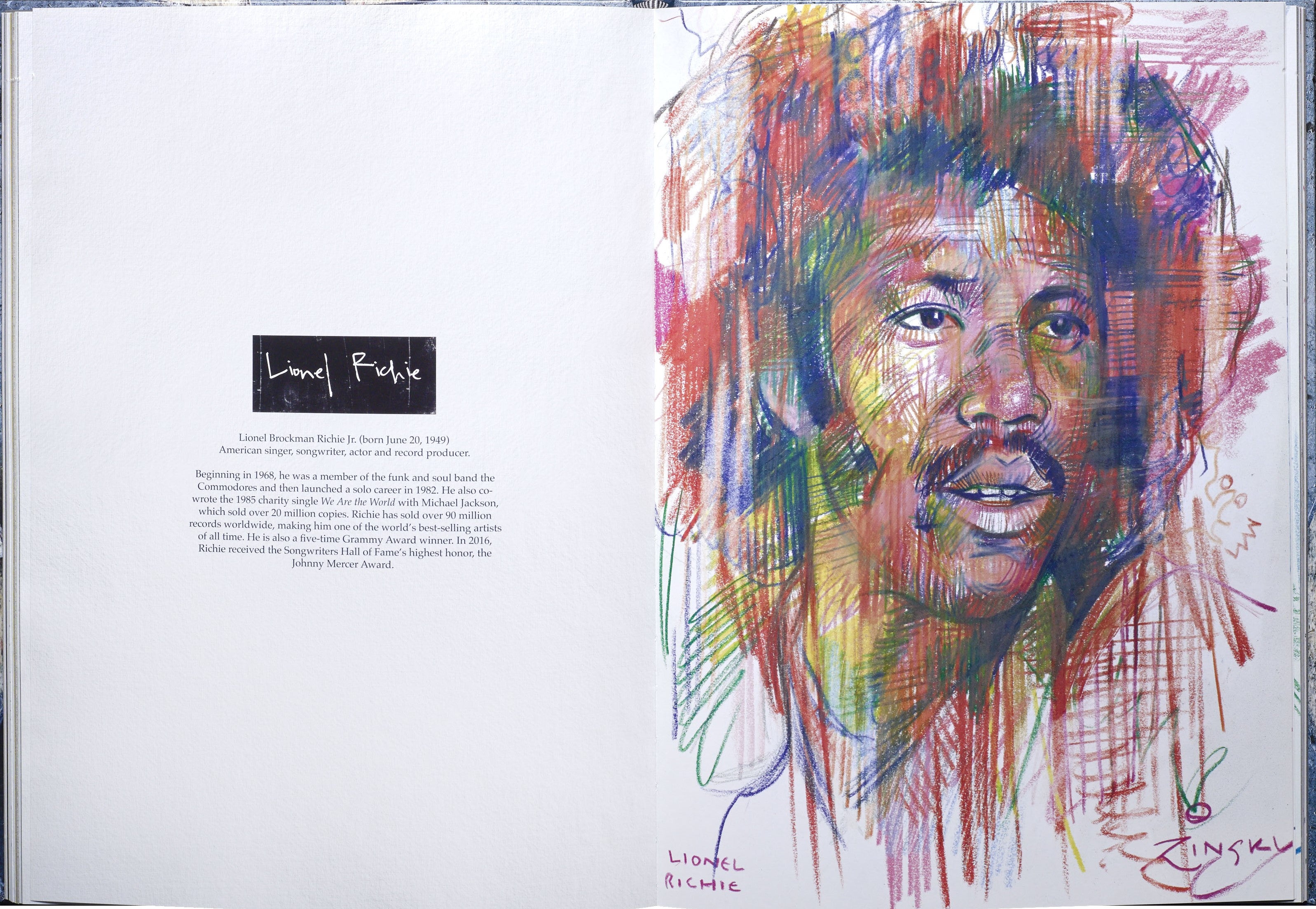 100 Sketches Of The Greatest Music Legends (Open Edition)