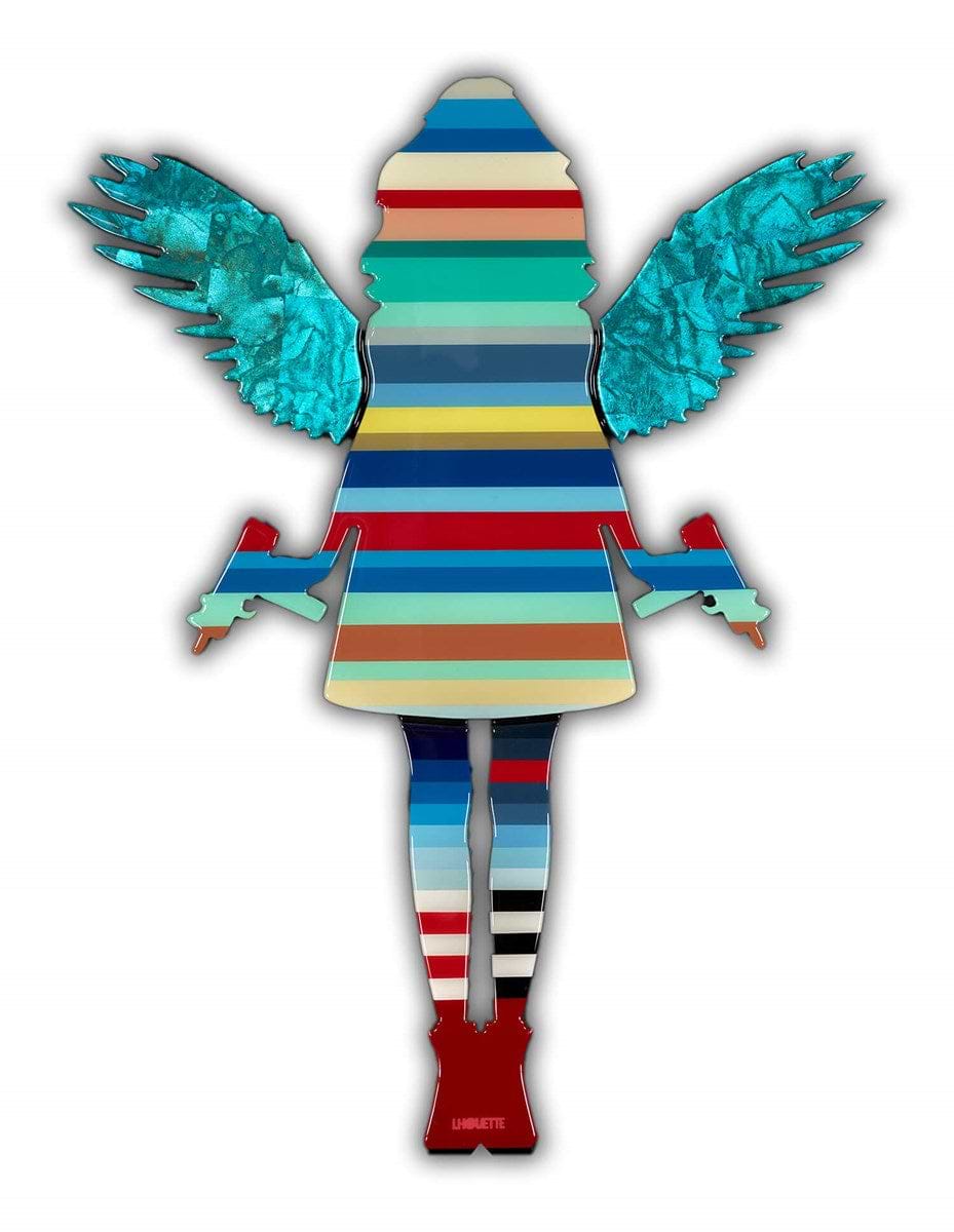 Angel Cake - Blue Stripe