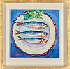 Three Little Herrings (Framed)