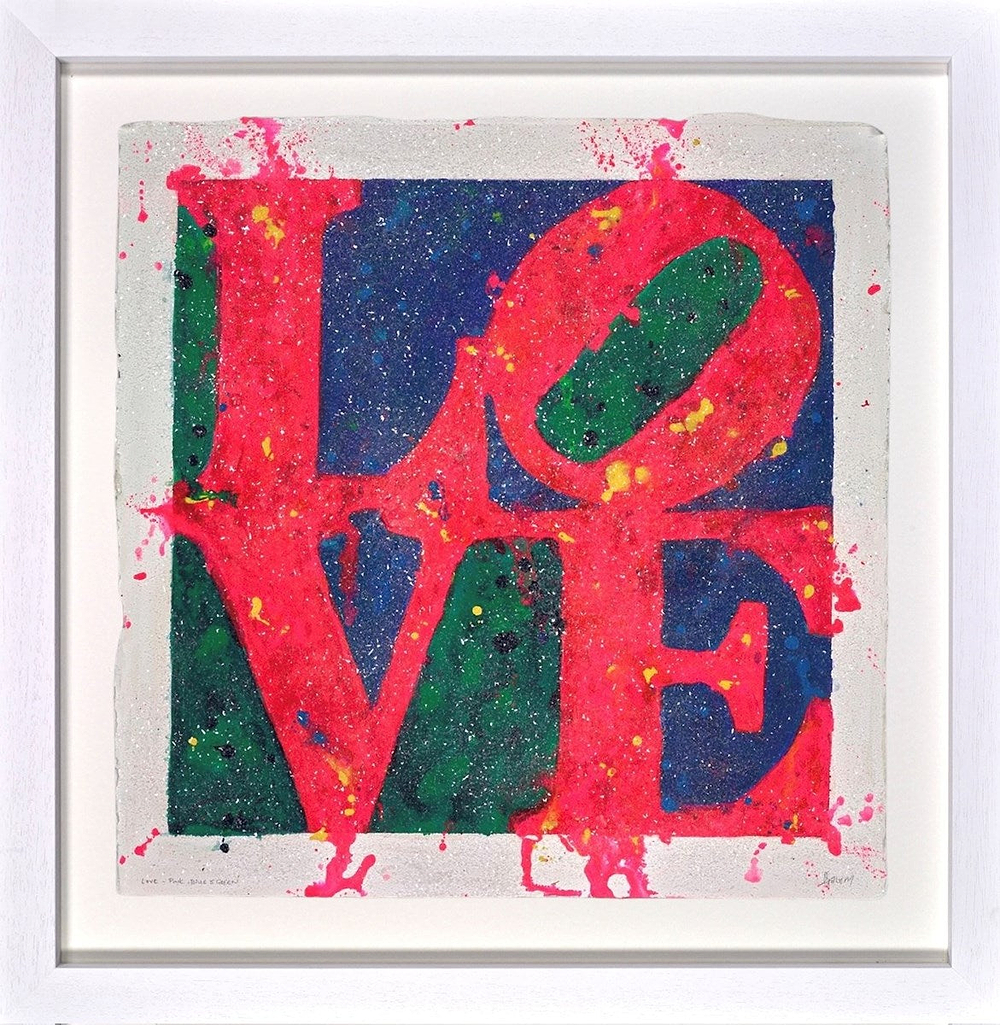 Love - Pink,Blue & Green