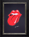 Rolling Stones Logo (Framed)