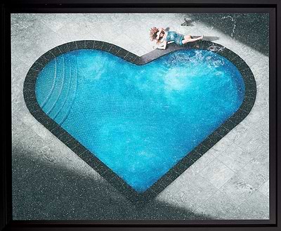 Splashing Heart (Framed)