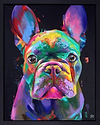 Faithful Frenchie (Framed)