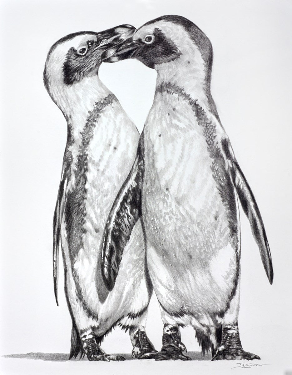 Penguins Playing