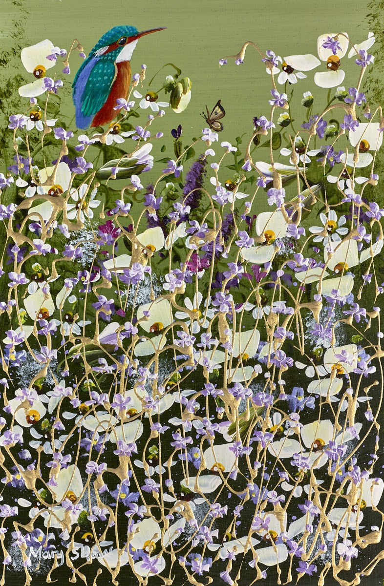 Kingfisher And Butterfly IV