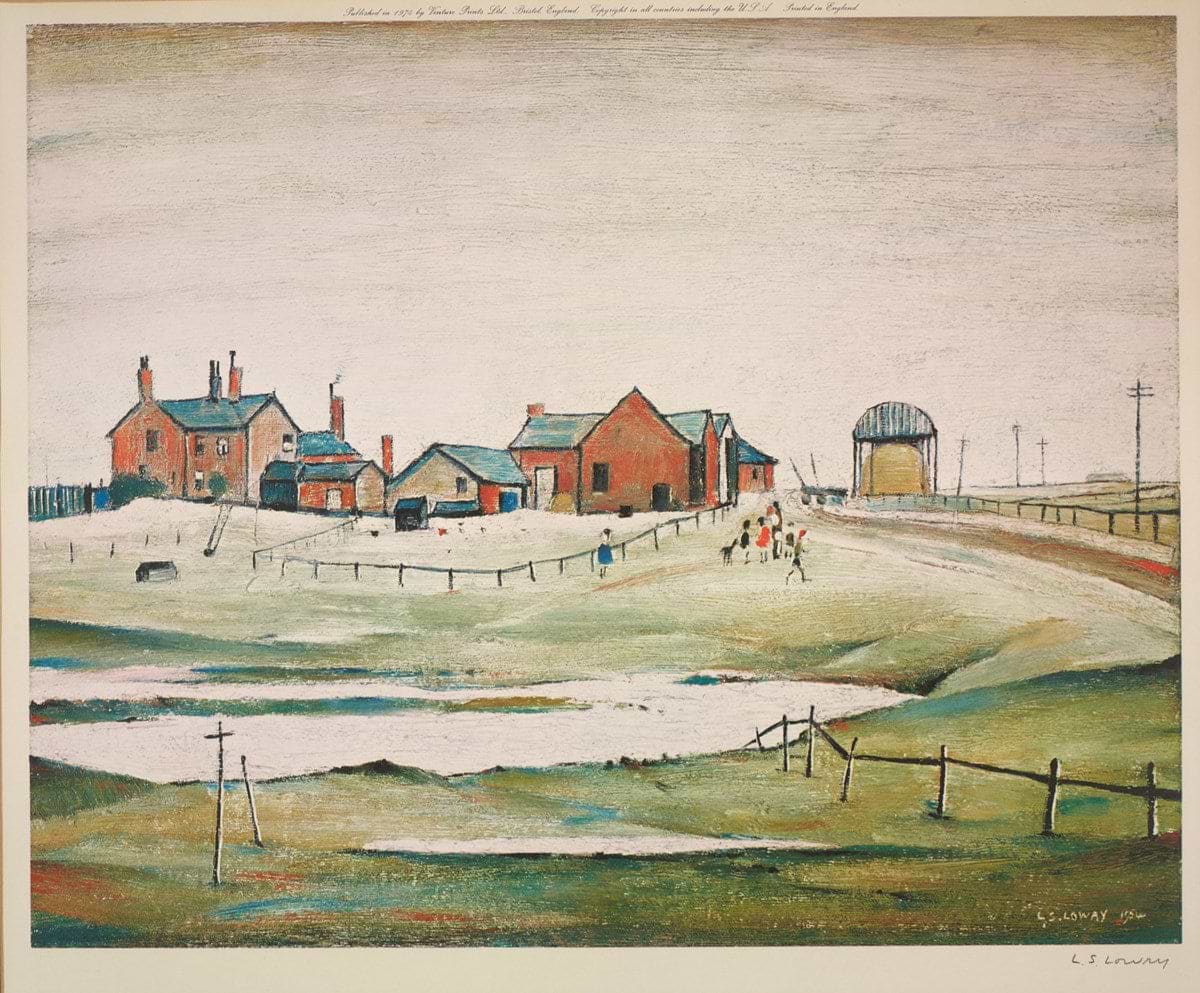 Landscape With Farm Buildings