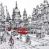 The Cathedral From Ludgate Hill