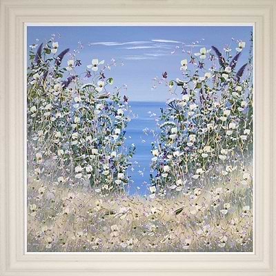 Bluebells by the Sea (Framed)
