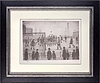 Football Match (Framed)