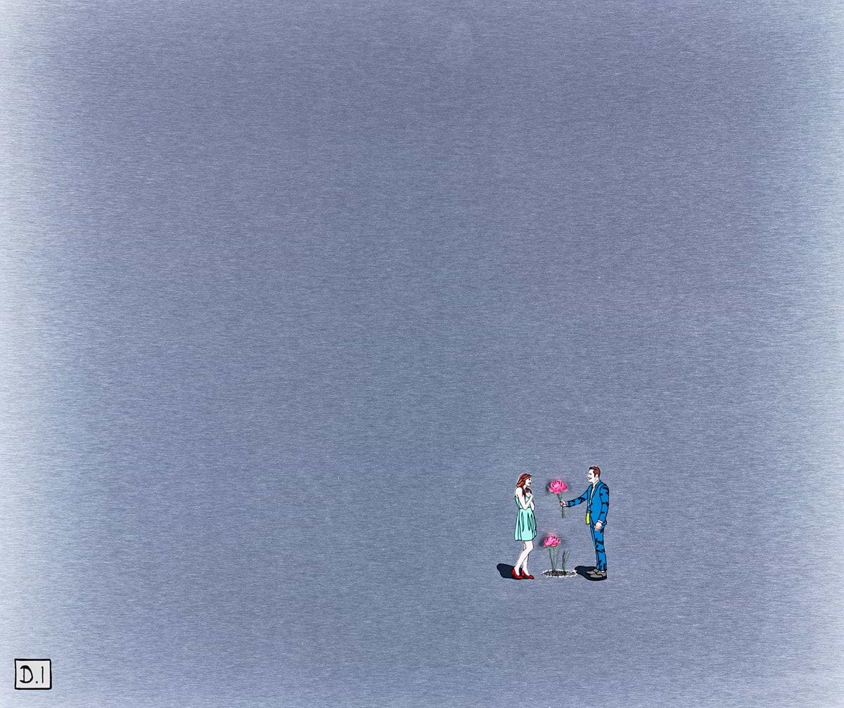 Man With Flowers V