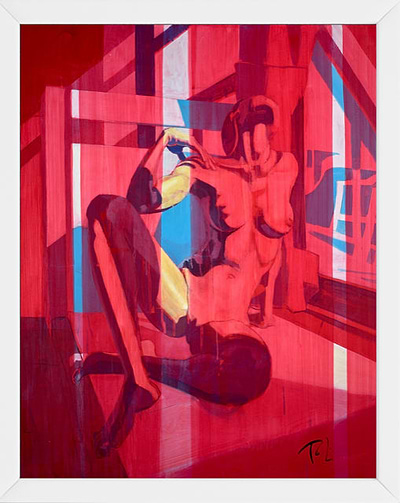 Contemplative Repose (Framed)