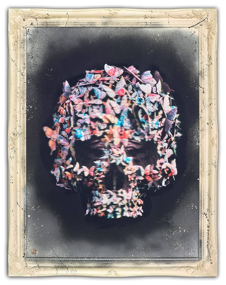 Butterflies Skull II