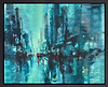 New York Nocturne IV (Framed)