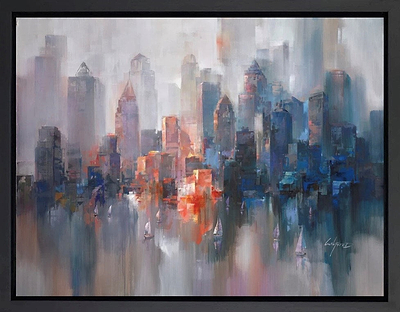 City Dream IV (Framed)
